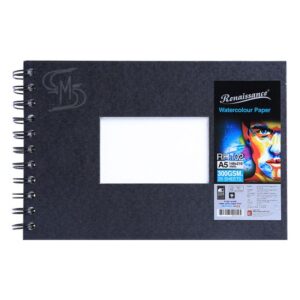 Renaissance & Fabriano Drawing Watercolour pad A5 size 300 grams (25 sheets), model RH 102
