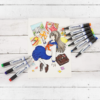 ZIG KURETAKE KURECOLOR TWIN WS 12 Warm Gray Colors - Image 4