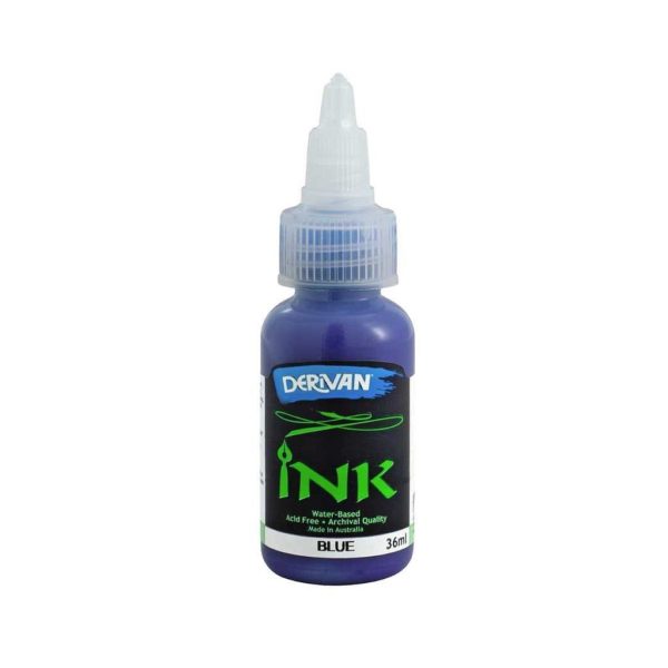 Derivan Drawing Acrylic Inks` 36ml BLUE