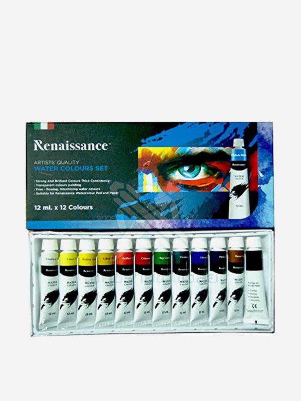 Renaissance Watercolor Set (Set of 12, 12 ml) - Image 2