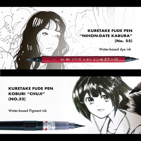 Kuretake-ZIG Mannen Mouhitsu No. 13 Brush Pen