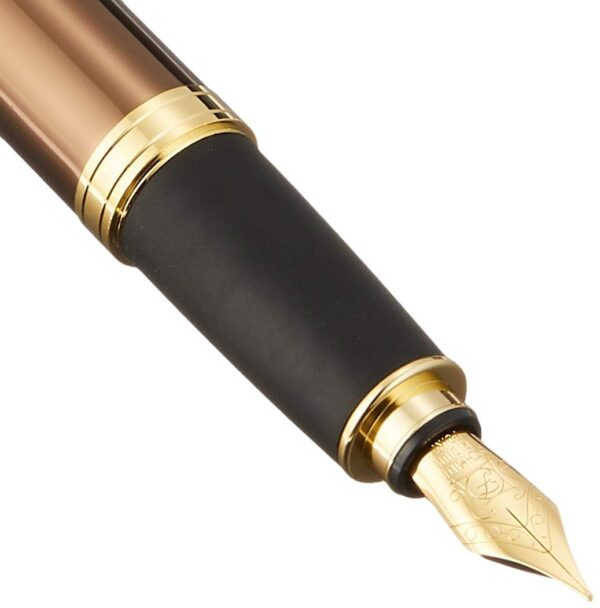 OHTO Celsus Fountain Pen Brown Body For Signature Calligraphy,Consistent Smooth Flow Smooth Elegant Writing with Fine Nib and Ink Converters Beautiful Box Packing Professional quality, Made in Japan - Image 3
