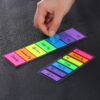 Elephant Sticky Note Marker STD NEON 3 Colours Mini Text Highlighter Strips Tab Rectangle Flags Fluorescent Sticky Note for Marking,Office & Household and much more. MADE IN THAILAND - Image 2