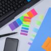 Elephant Sticky Note Marker STD NEON 3 Colours Mini Text Highlighter Strips Tab Rectangle Flags Fluorescent Sticky Note for Marking,Office & Household and much more. MADE IN THAILAND - Image 5
