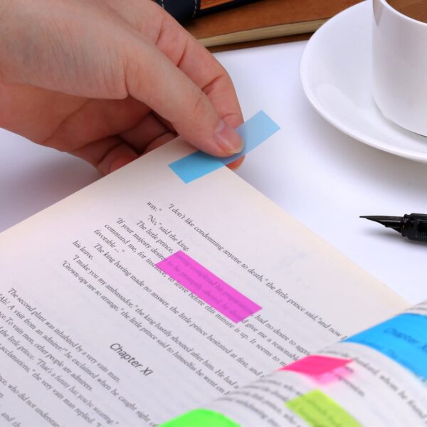Elephant Sticky Note Marker White Mixed Page Marker 5 Colours Mini Text Highlighter Strips Tab Rectangle Flags Fluorescent Sticky Note for Marking,Office & Household and much more. MADE IN THAILAND - Image 6
