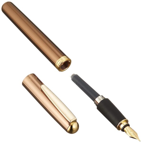 OHTO Celsus Fountain Pen Brown Body For Signature Calligraphy,Consistent Smooth Flow Smooth Elegant Writing with Fine Nib and Ink Converters Beautiful Box Packing Professional quality, Made in Japan - Image 4