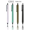 Ohto GS02 Roller Gel Pen, White Body Retractable Needle Tip 0.5mm Black Barrel, Ultra-Quick Drying Black Gel Ink Pen, All-Metal Hybrid Body, Advanced technology Gel ink refill PG-M05NP Made in Japan - Image 3