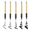 ZIG KURETAKE Bimoji Brush Pen, 5 Pcs Set (Extra Fine, Fine, Medium, Large, Medium Brush), great for Calligraphy, Hand lettering and Illustration, for Beginners and Professional, Made in Japan